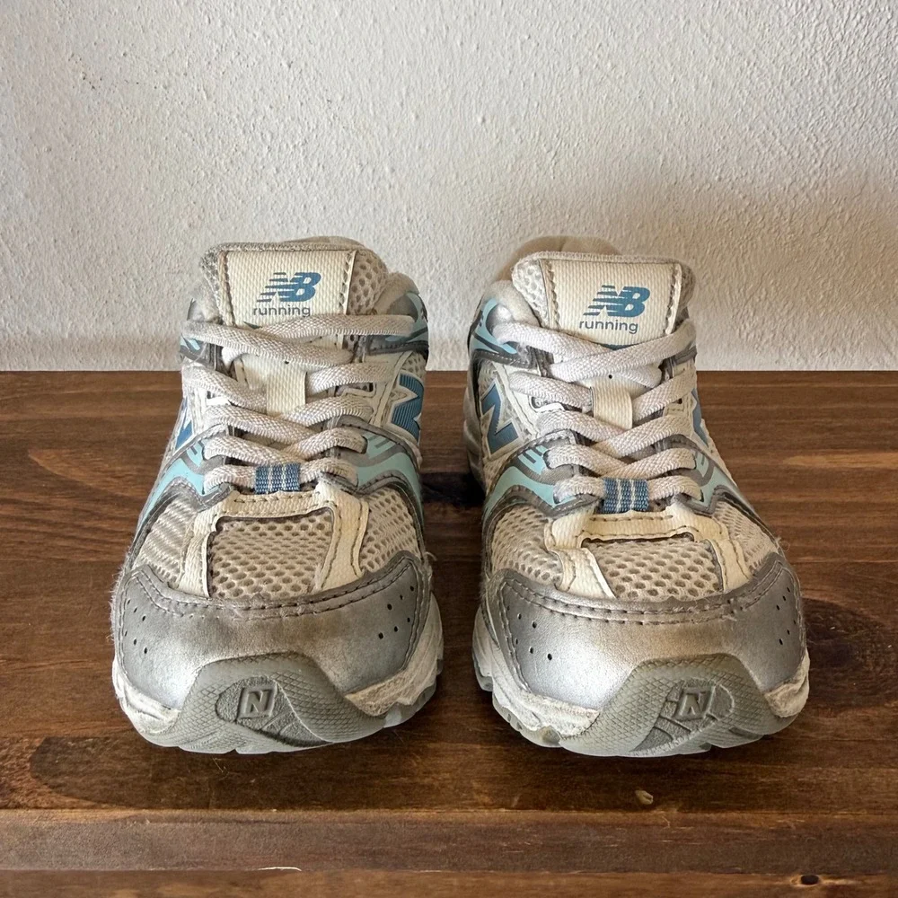 Lot of 2 Kids Sneakers Size 11 New Balance 530 & Skechers Sport Rainbow Shoes
